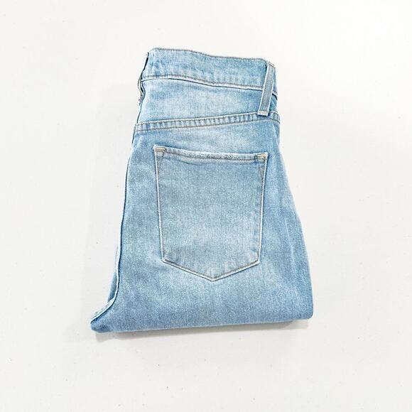 Alice & Olivia Good High Rise Skinny Ankle Bunny Light Wash Denim Jeans Size 27 - Picture 1 of 9